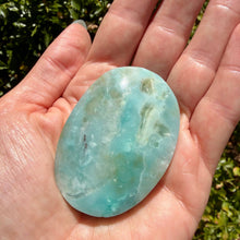 Blue Caribbean Calcite Palm Stone