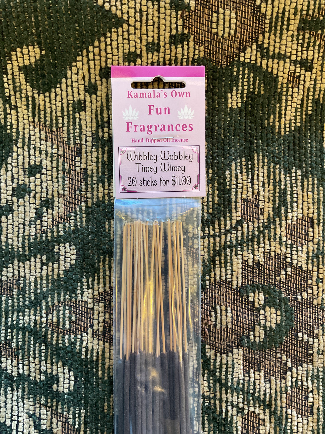 Wibbley Wobbley Timey Wimey incense sticks