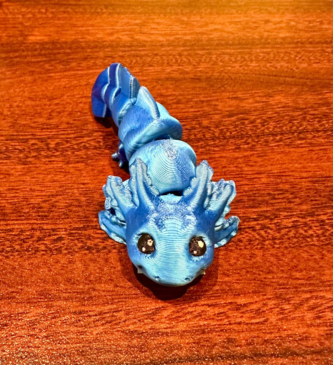 Baby blue axlotl