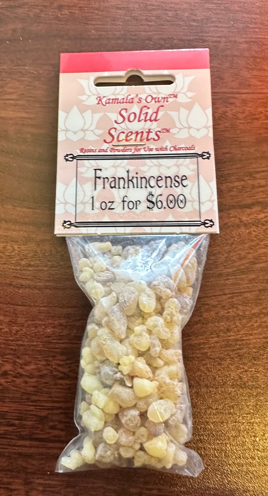 Frankincense resin