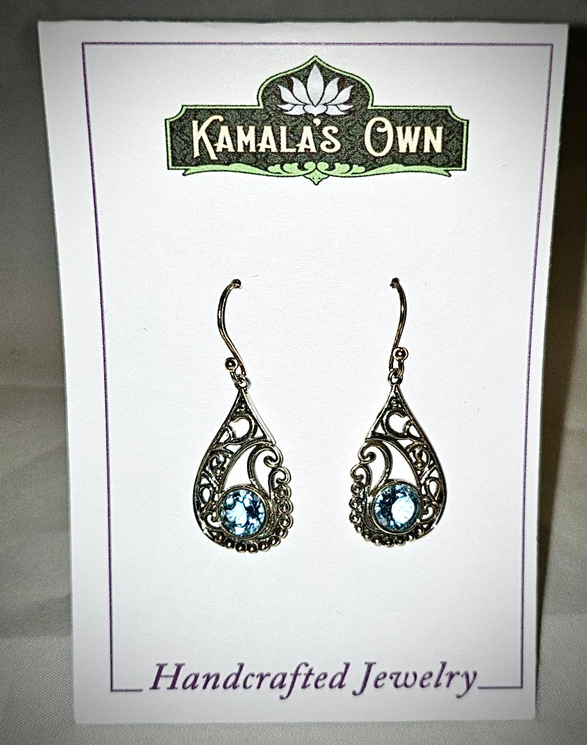 Aquamarine earrings