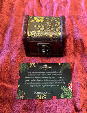 Holiday Frankincense and Myrrh box