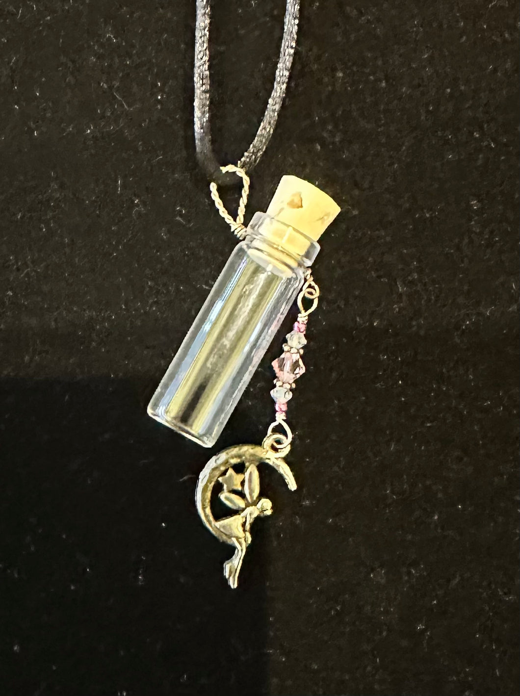 Scent pendant: fairy on moon