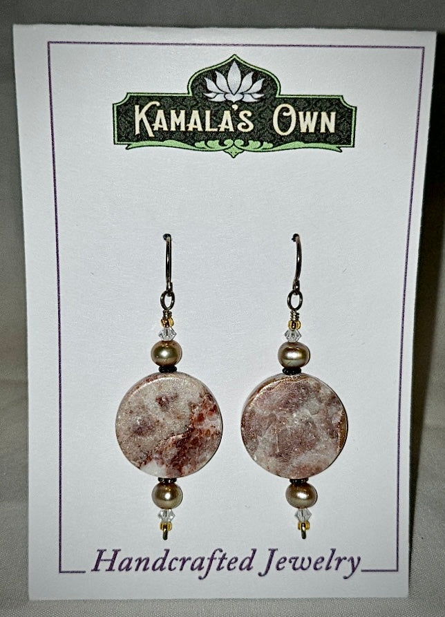 Agate earrings