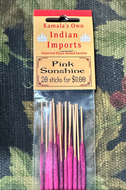 Pink Sunshine stick incense