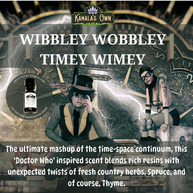 Wibbley Wobbley Timey Wimey perfume oil