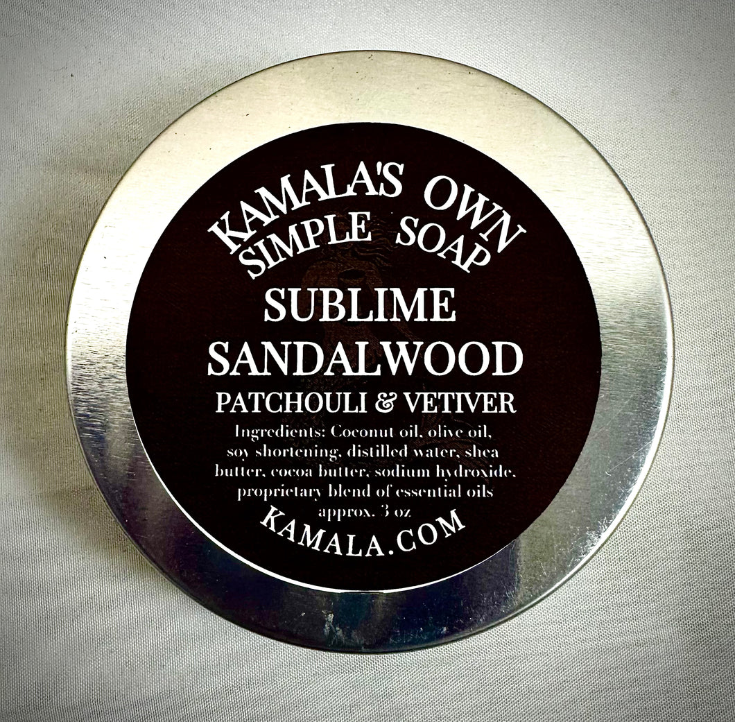 Sublime Sandalwood soap