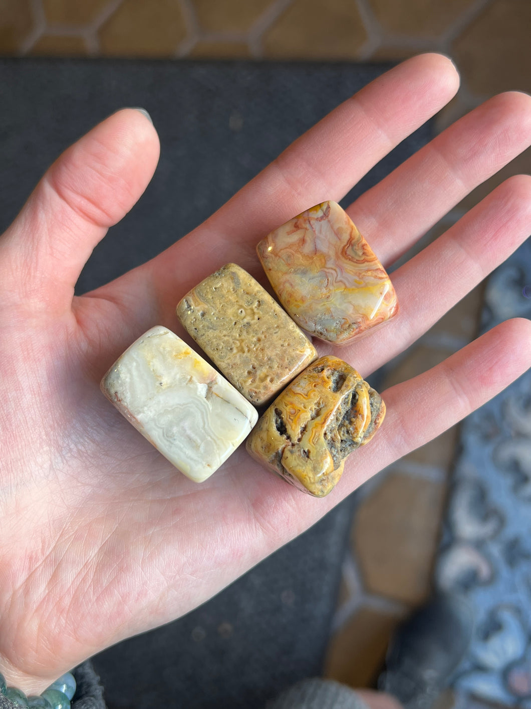 Crazy Lace Agate Tumble