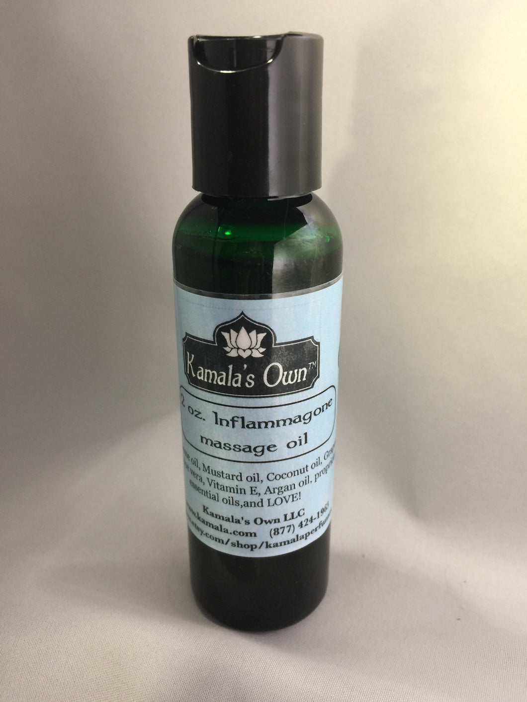 Inflammagone massage oil, 2 oz. bottle