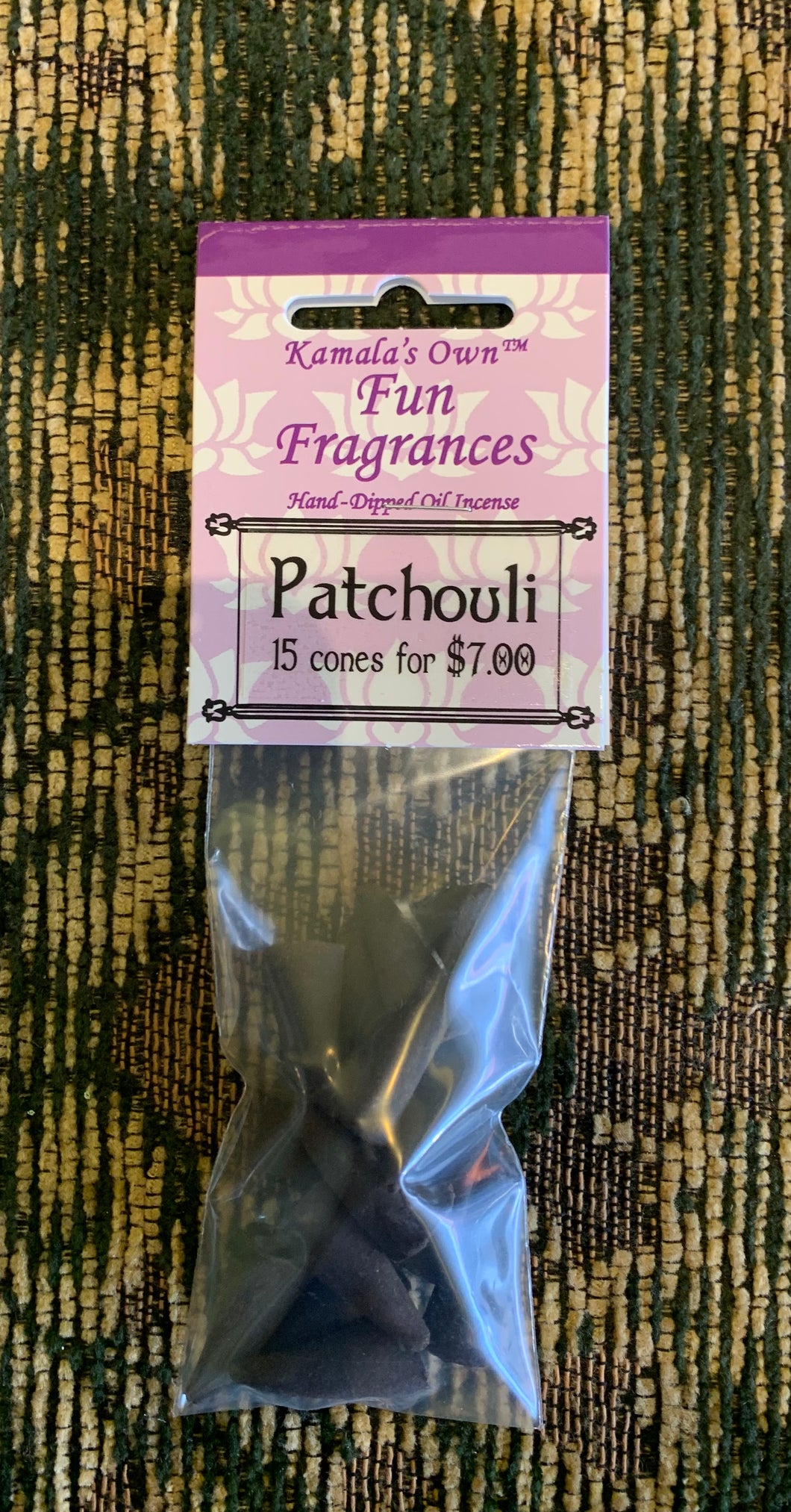 Patchouli cones