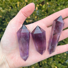 Double terminated amethyst