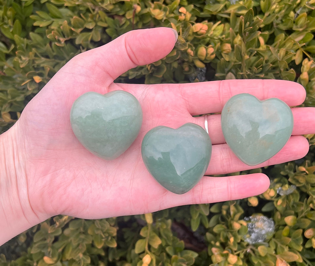 Aventurine heart