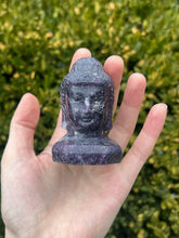 Lepidolite Buddha head