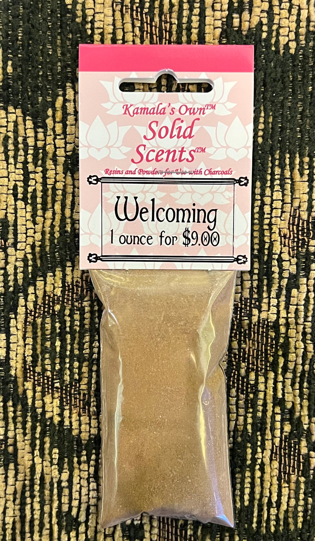 Welcoming powdered incense